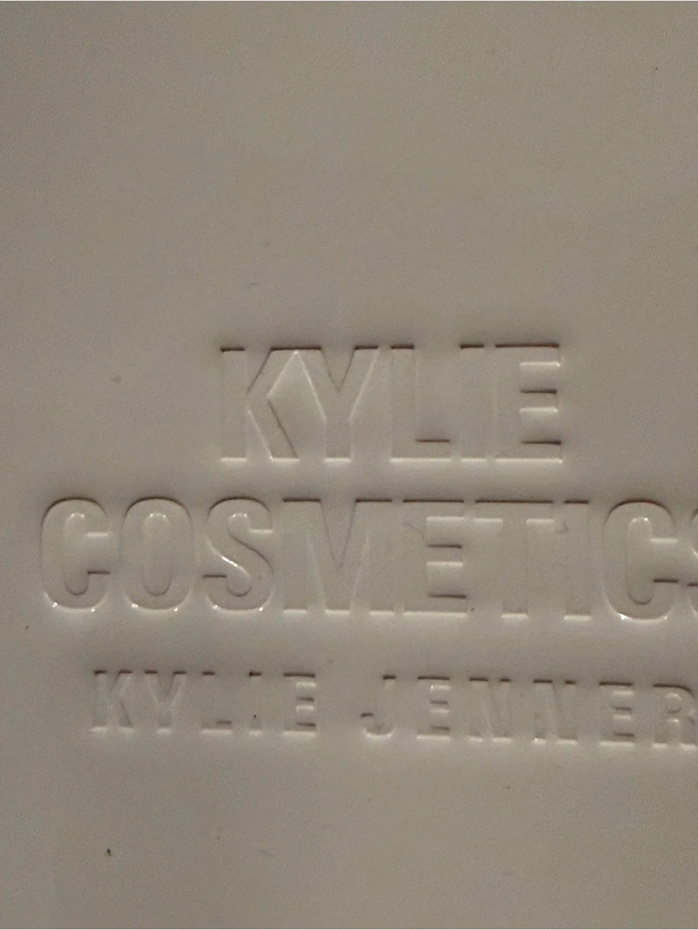 Kylie Cosmetics Embossed Pale Pink Pouch